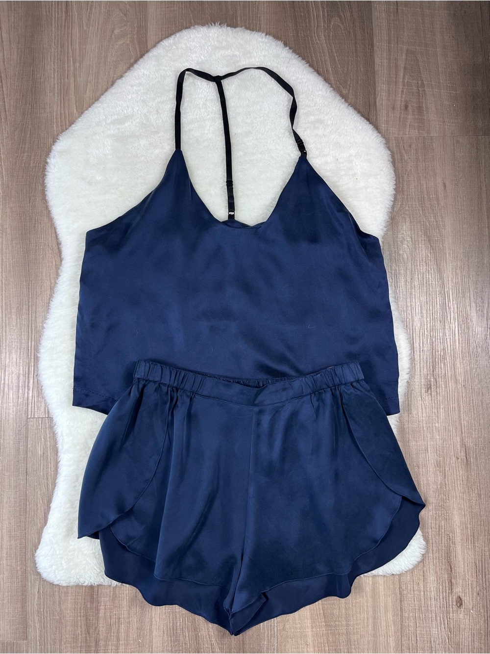 Lunya washable silk cami shorts pajama set